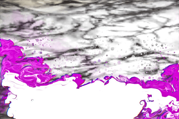 purchase version 5 prints here:  https://donlawrenceart.artstation.com/store/prints/yjmk2/purple-and-white-marble-fluid-pour-abstract-art-5