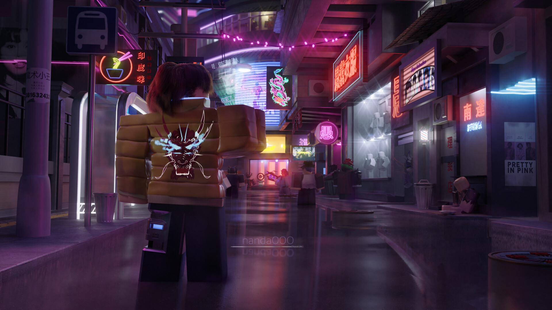 Artstation roblox cyberpunk