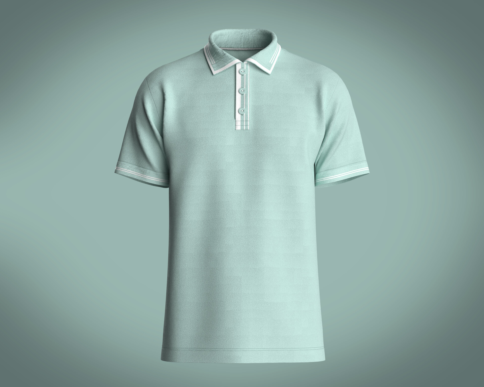 ArtStation Men #39 s Light Green Polo Shirt