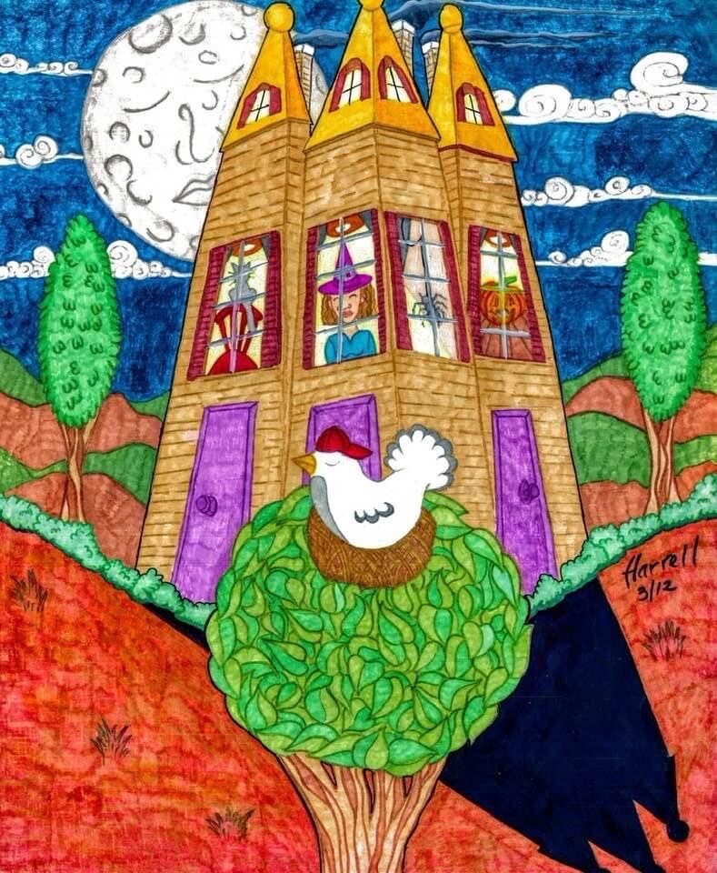 Night of the three  Houses illustration