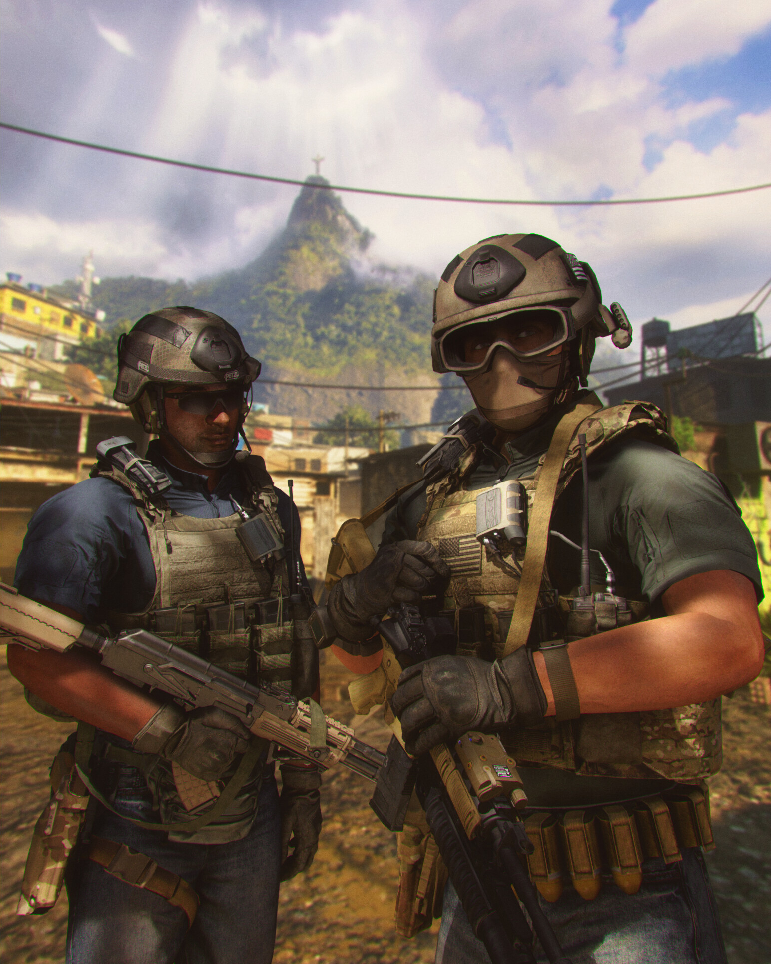Artstation task force 141 in favelas