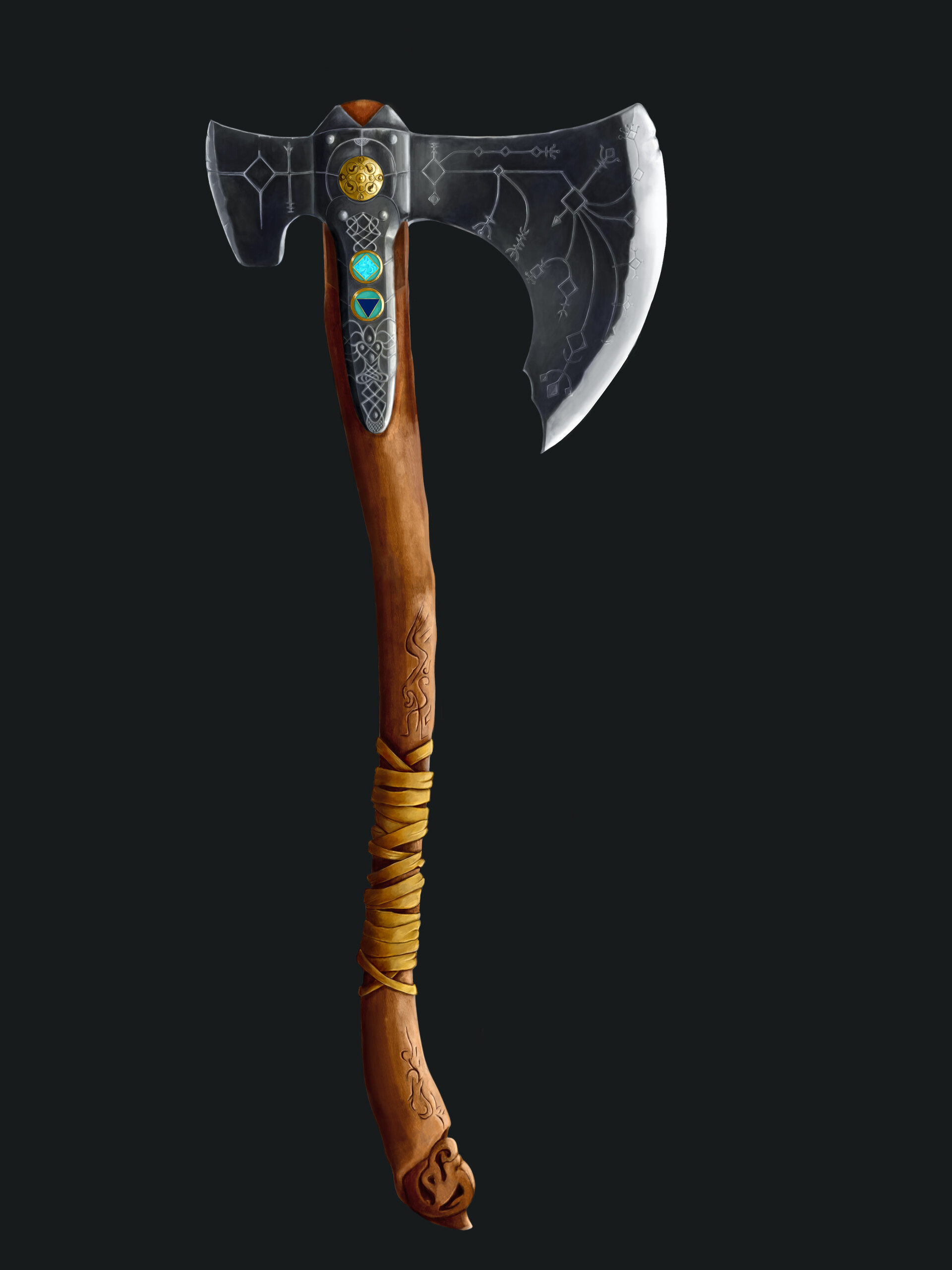 ArtStation Leviathan axe