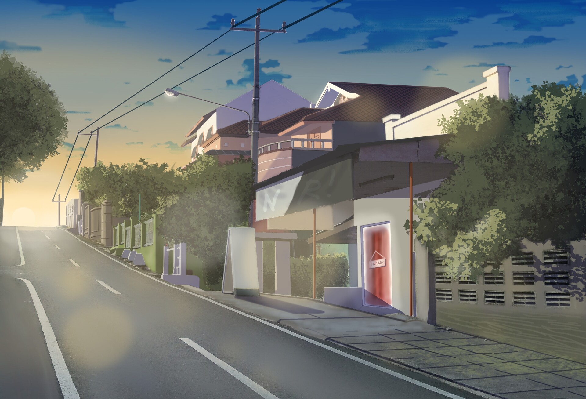 Discover 82+ anime neighborhood background best in.cdgdbentre