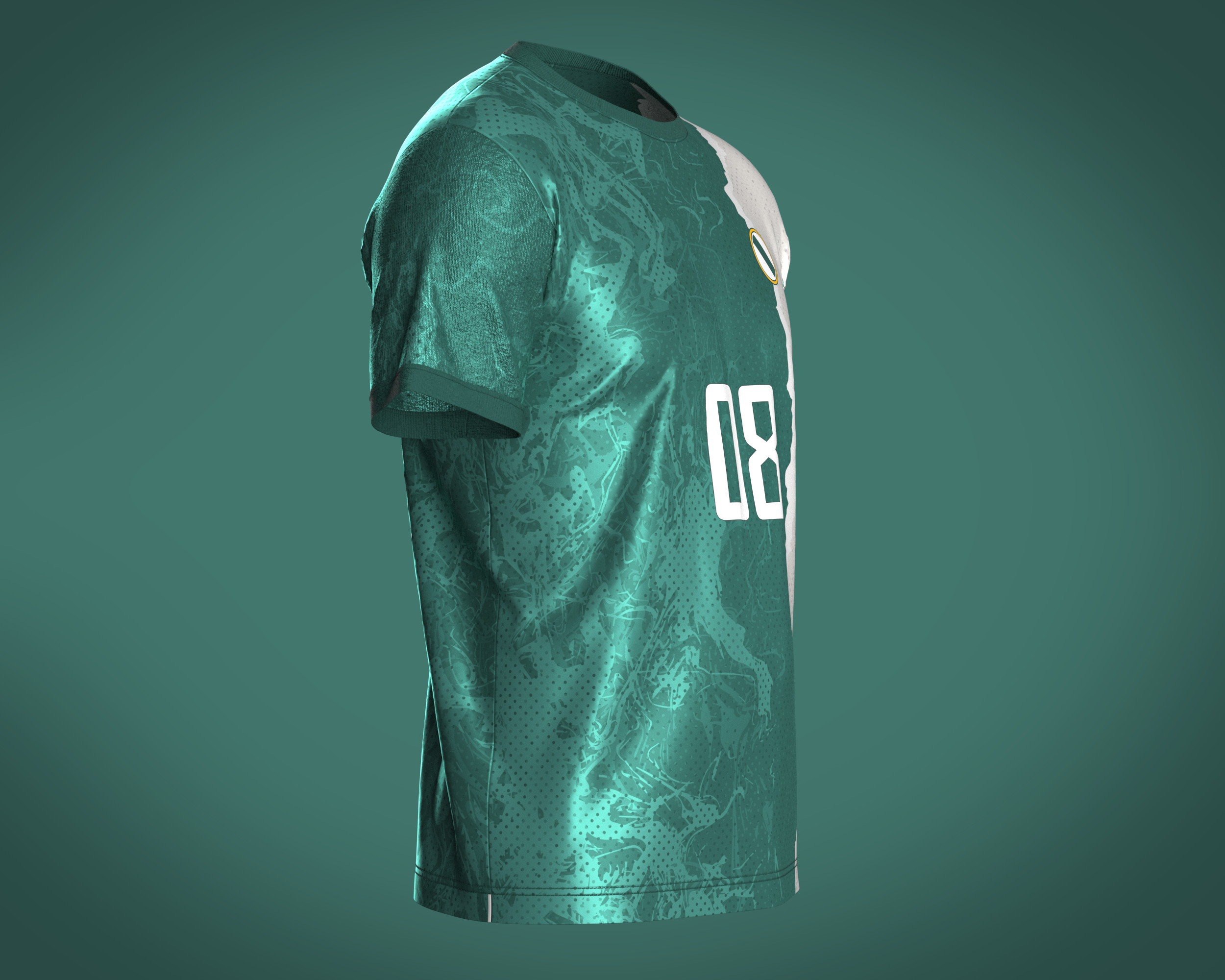 ArtStation - Soccer Camo Jersey Player-08