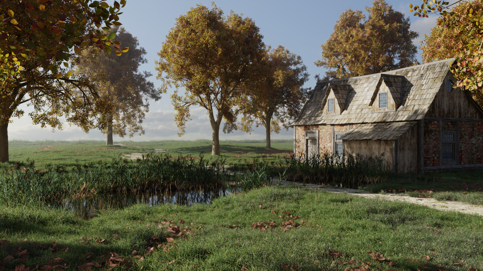 Final scene I made from the course. I never thought I would ever be able to build such a beautiful scene.