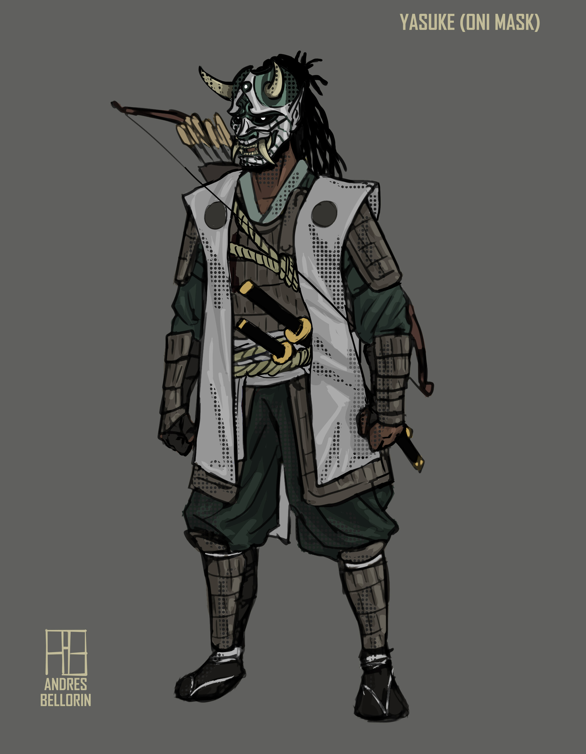ArtStation - Oni Slayer character design