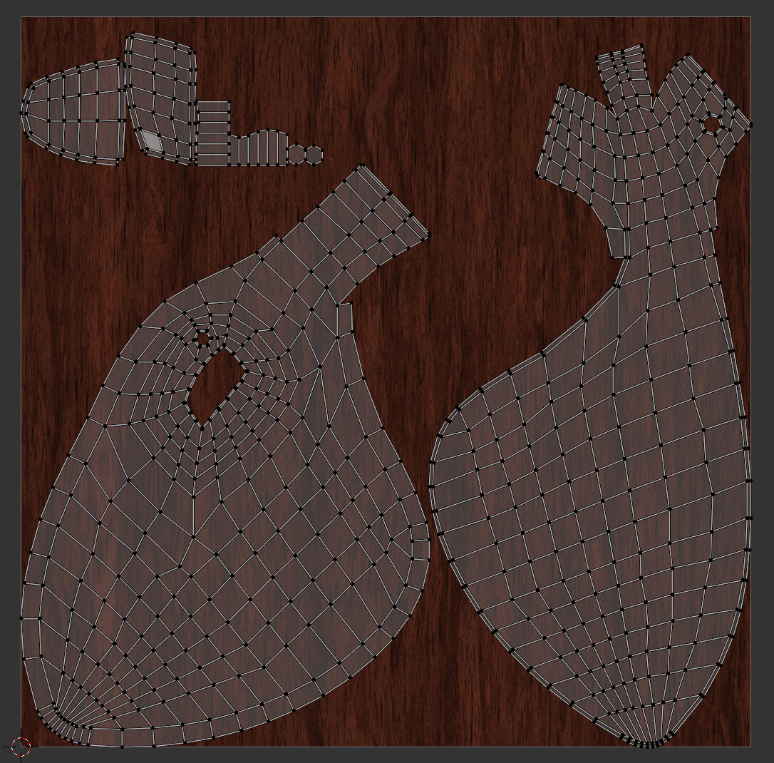 Chin-rest UV unwrapping