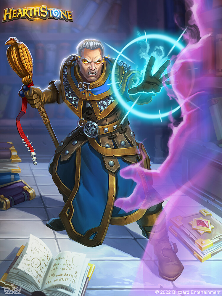 Khadgar by Brian Valeza r/ImaginaryWizards