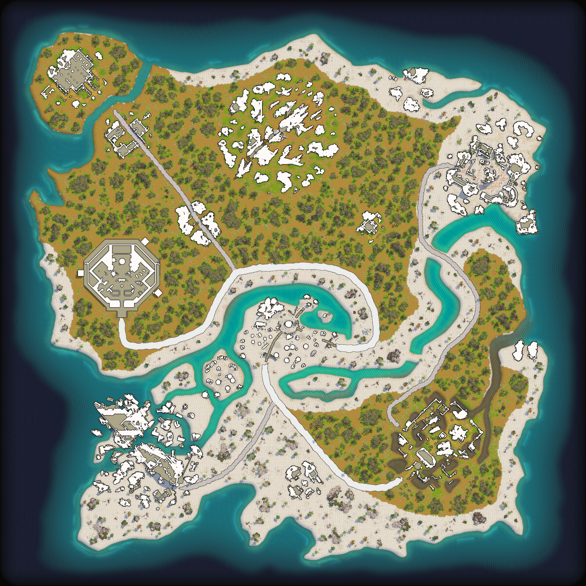 ArtStation - rs Life2 - Game Map