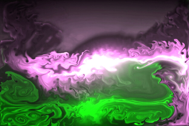 purchase version 5 prints here:  https://donlawrenceart.artstation.com/store/prints/43K1x/purple-and-green-fluid-pour-abstract-art-5