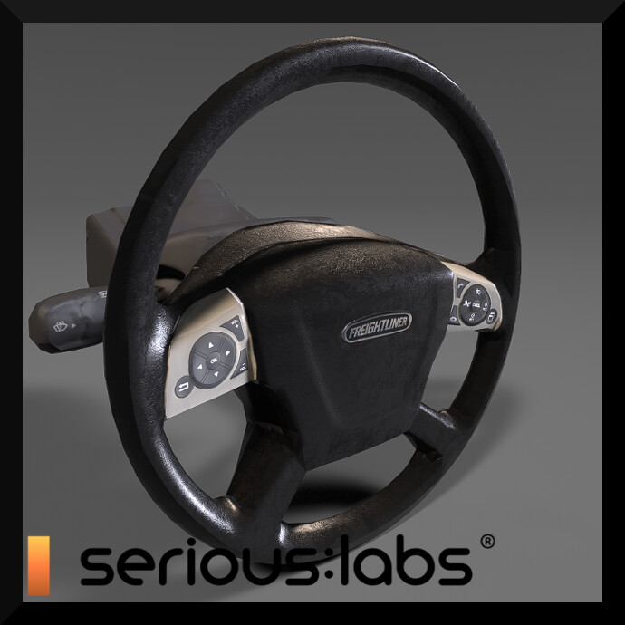 ArtStation Freightliner Steering Wheel