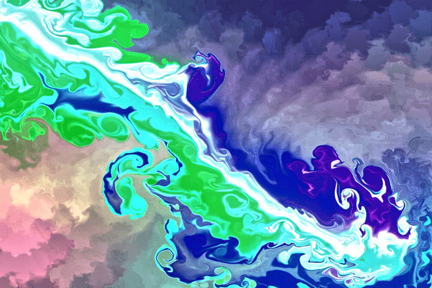 purchase version 2 prints here:  https://donlawrenceart.artstation.com/store/prints/Bd5BZ/purple-blue-and-green-fluid-pour-abstract-art-2
