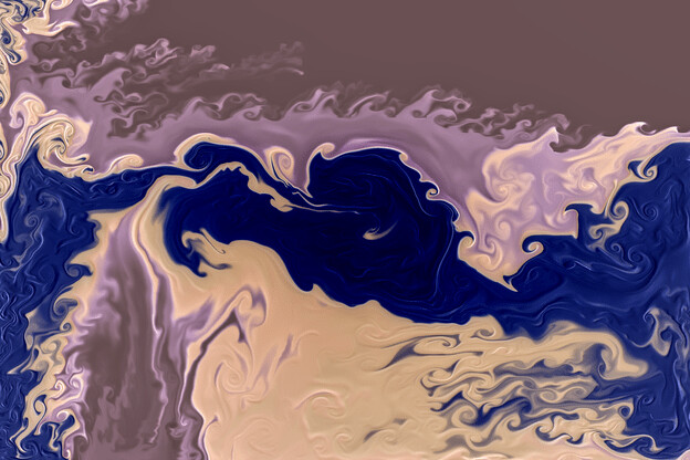 purchase version 5 prints here:  https://donlawrenceart.artstation.com/store/prints/RgB1j/purple-blue-and-tan-fluid-pour-abstract-art-5