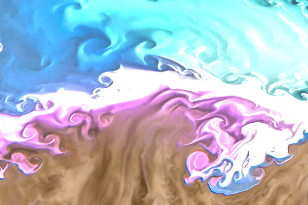 purchase version 2 prints here:  https://donlawrenceart.artstation.com/store/prints/pzdp5/pink-blue-and-tan-fluid-pour-abstract-2
