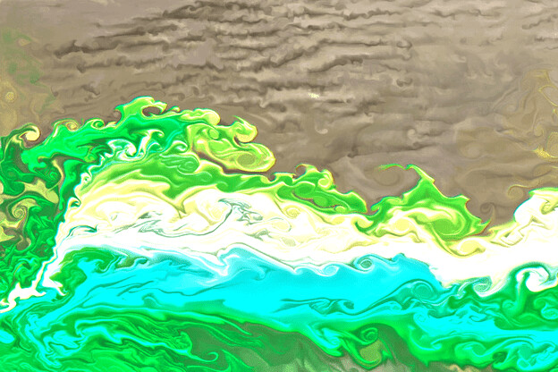 purchase version 3 prints here:  https://donlawrenceart.artstation.com/store/prints/9VqAM/green-yellow-and-tan-fluid-pour-abstract-3
