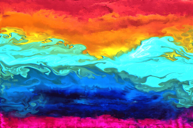 purchase version 7 here:  https://donlawrenceart.artstation.com/store/prints/oad7D/rainbow-fluid-pour-abstract-7
