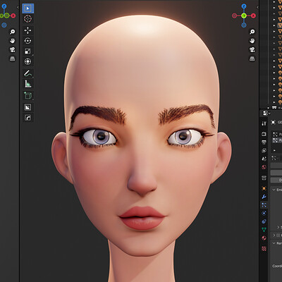 Sculpting Head Part in ZBrush and Blender