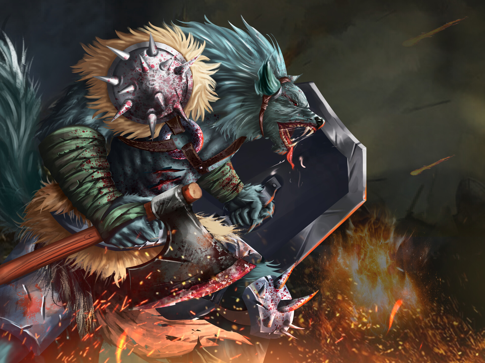 artstation-wolf-warrior-character