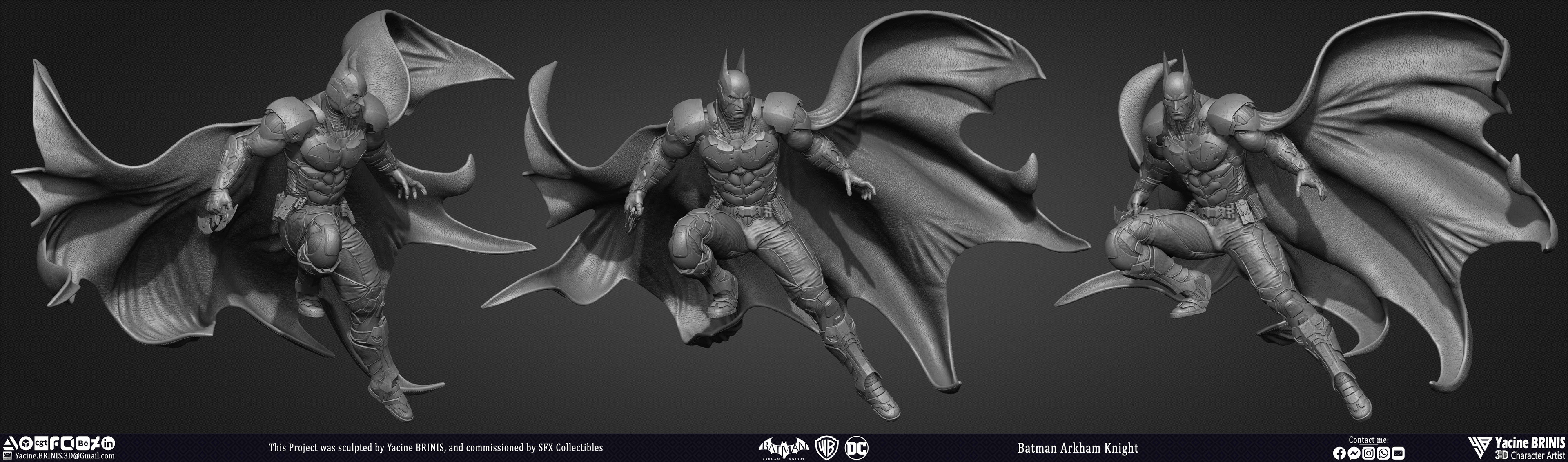 Batman Arkham Knight Vol 03 Sculpted by Yacine BRINIS 004