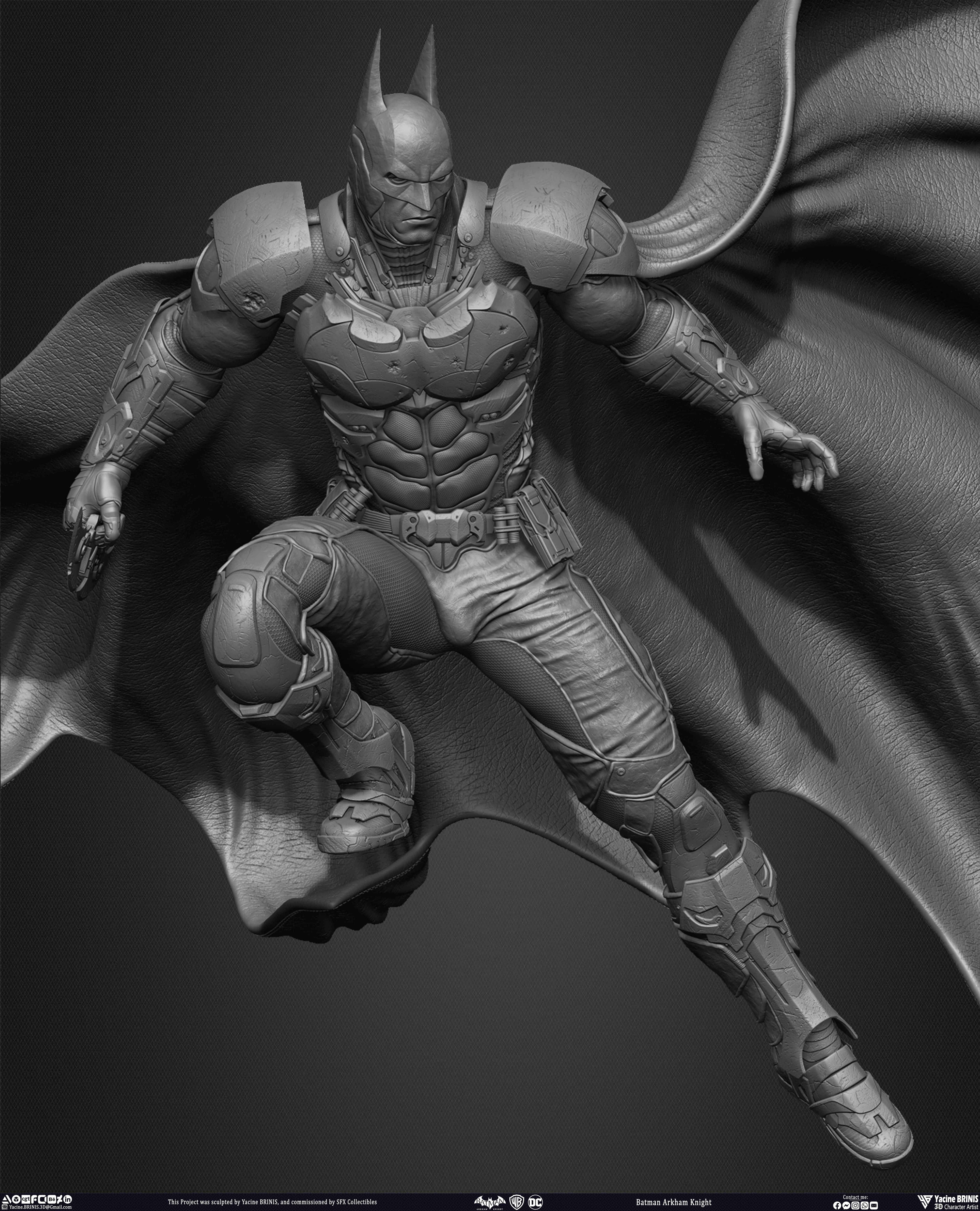 Batman Arkham Knight Vol 03 Sculpted by Yacine BRINIS 012