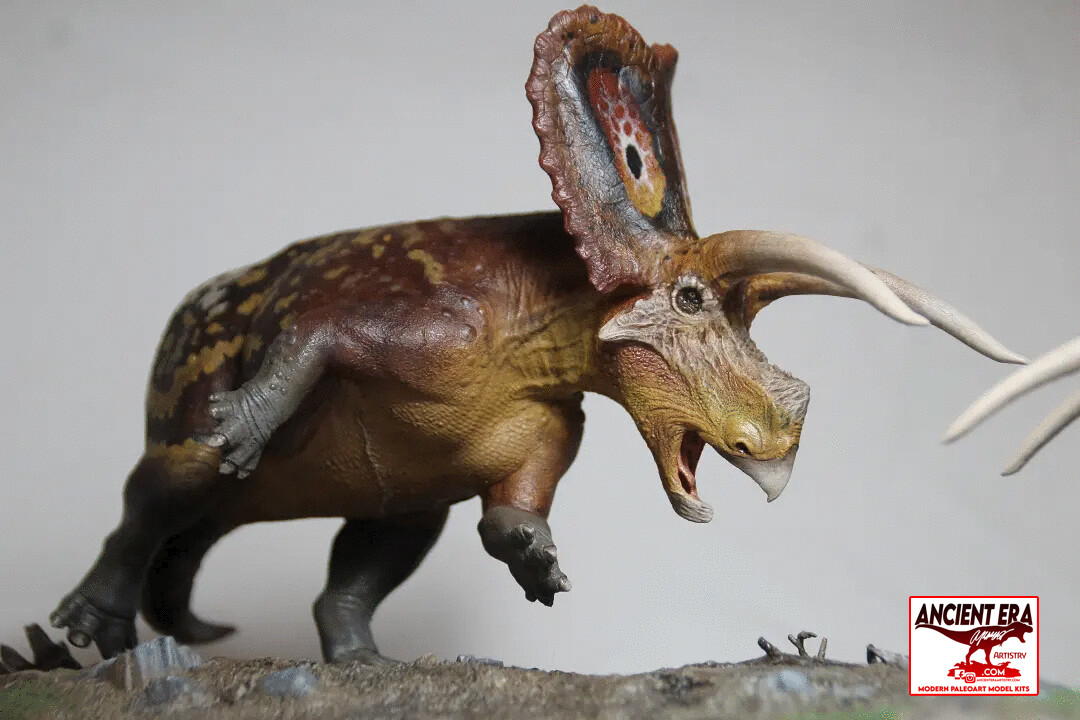 ArtStation - Right Where it Ends 1:35 Scale Torosaurus Combatants Resin Model  Kit-Paint by Jaume Bonnin