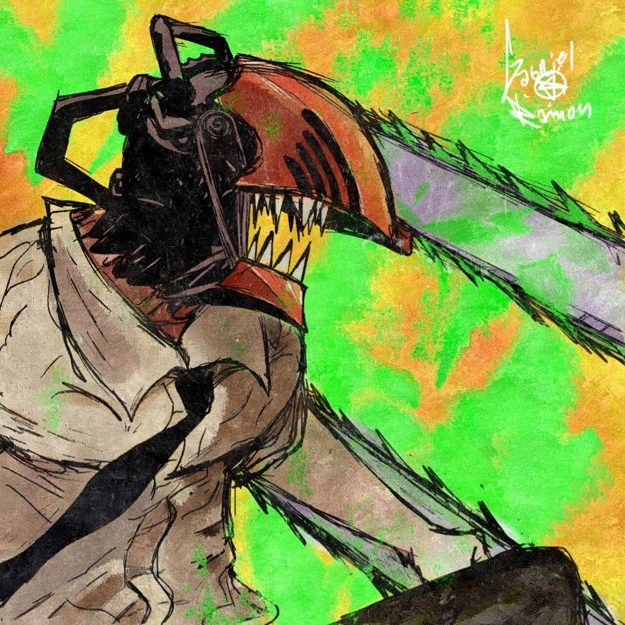 ArtStation Chainsaw Man artstation-chainsaw-man