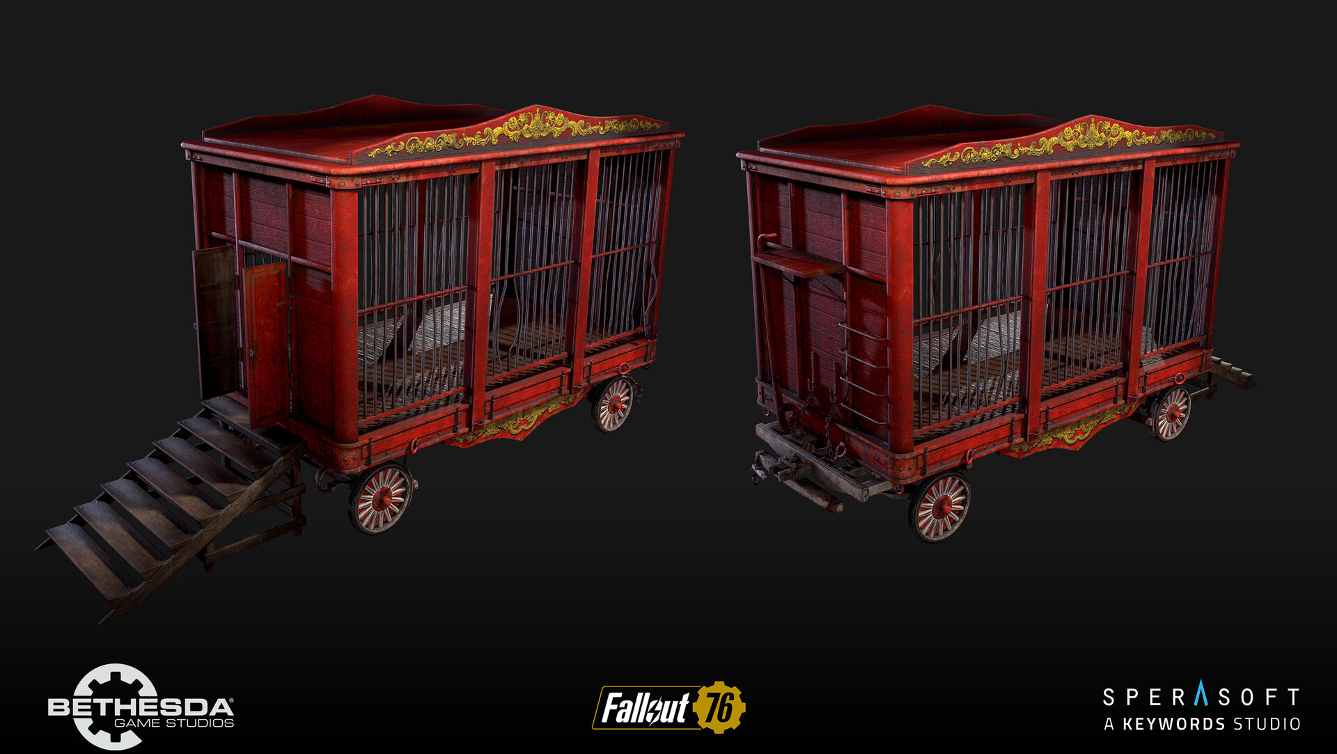 Sperasoft, a Keywords Studio Fallout 76 Circus Cage Trailer