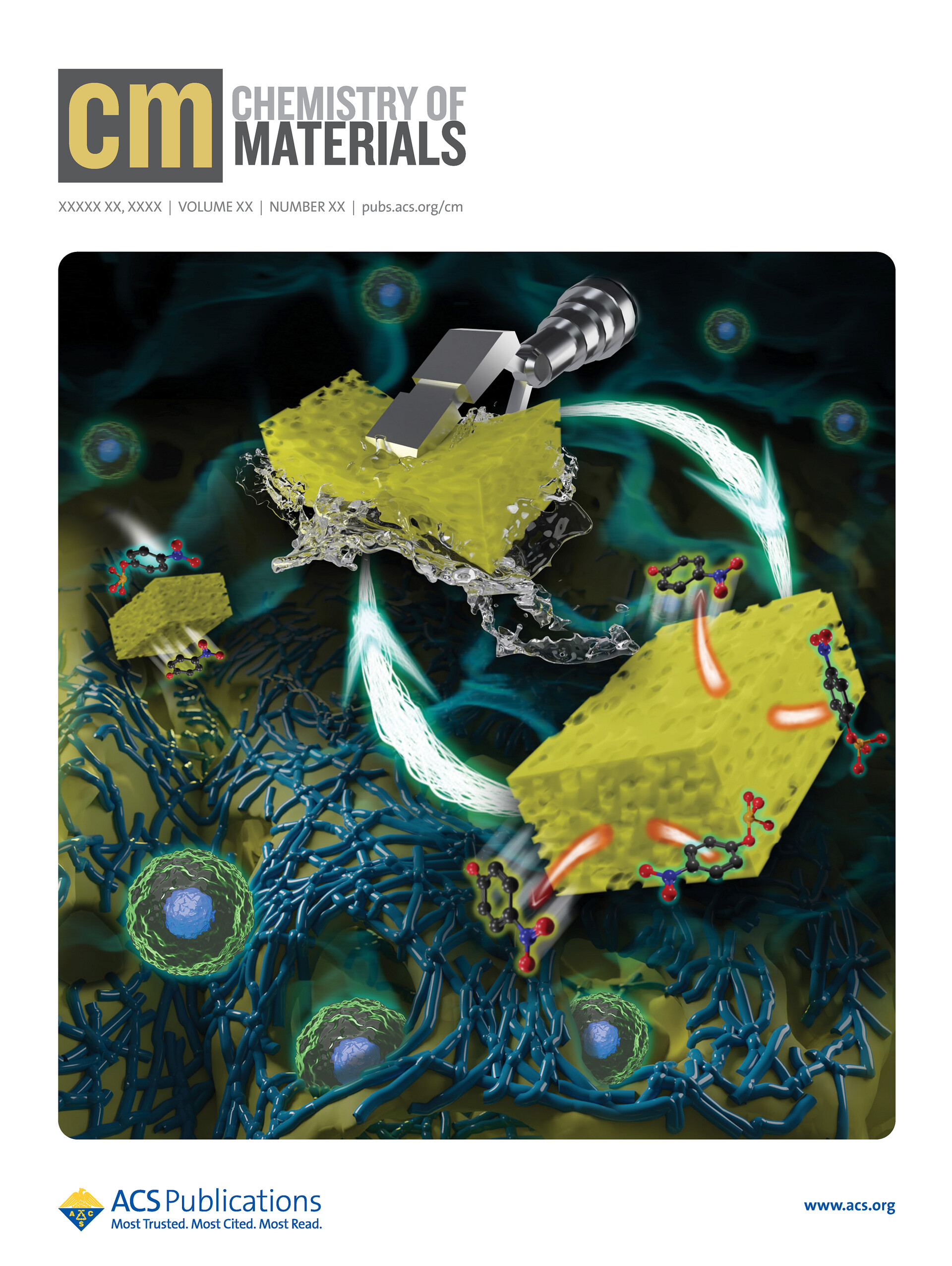 Artstation cover art for acs american chemistry society magazine
