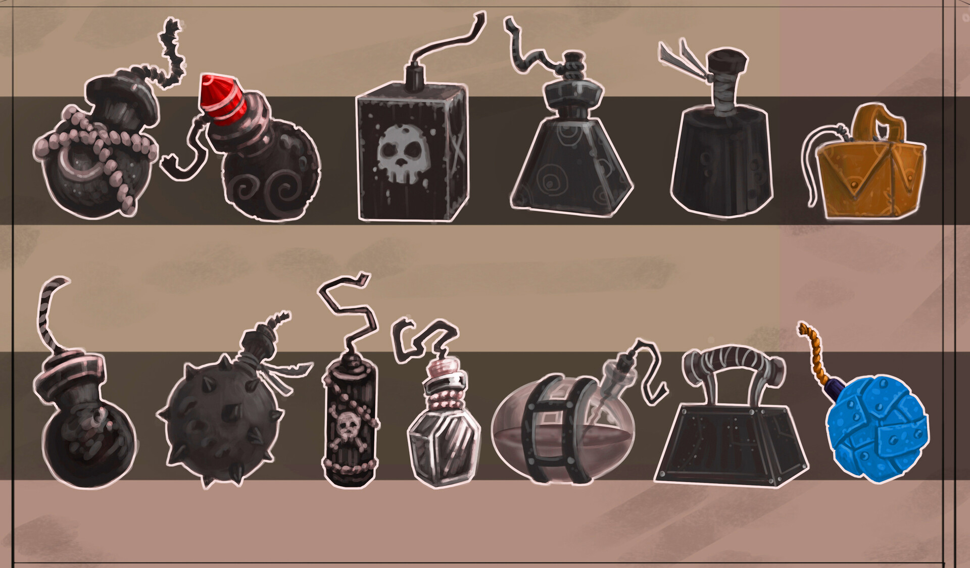 ArtStation Fast sketch Fantasy Bombs