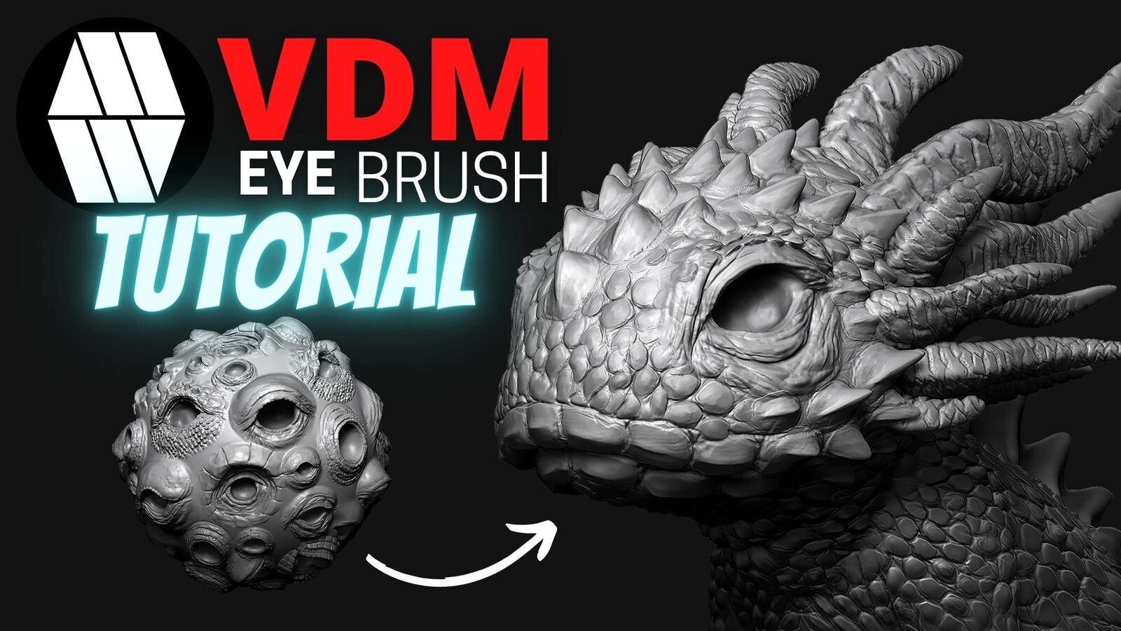 Tutorial - VDM 10 Eye ZBrush Brush