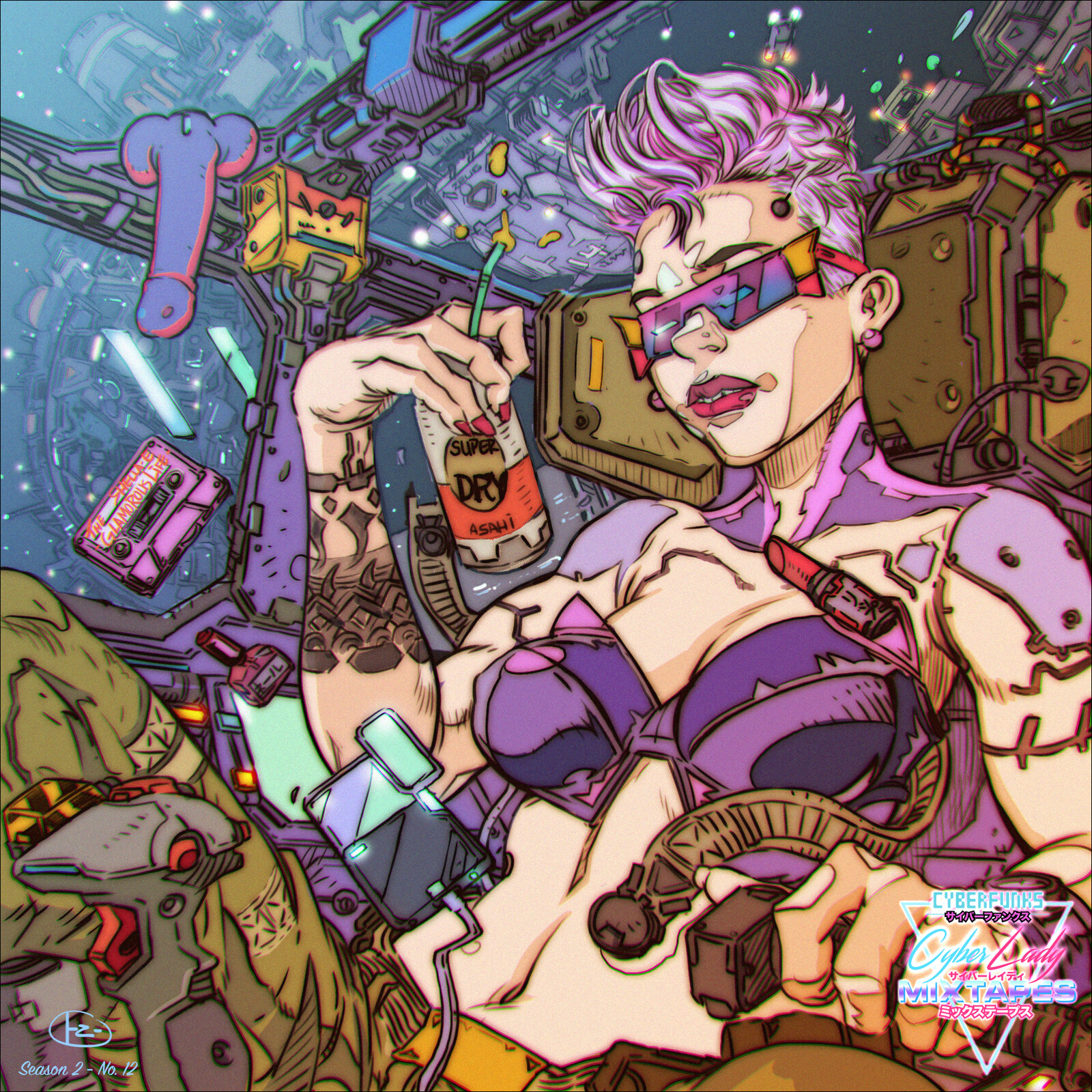 Cyberfunks - CyberLady Mixtape No.12