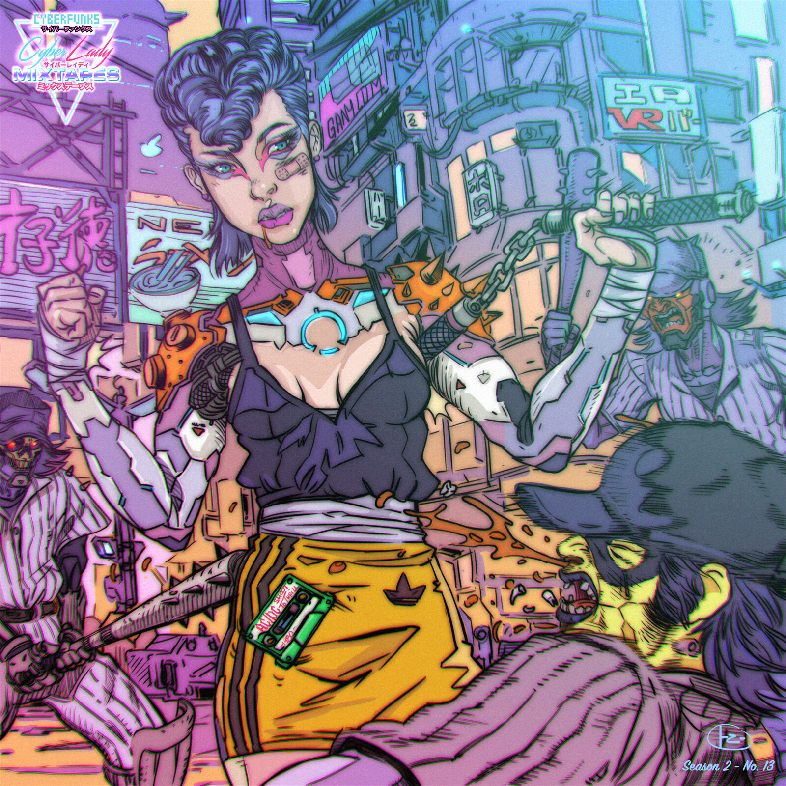 Cyberfunks - CyberLady Mixtape No.13