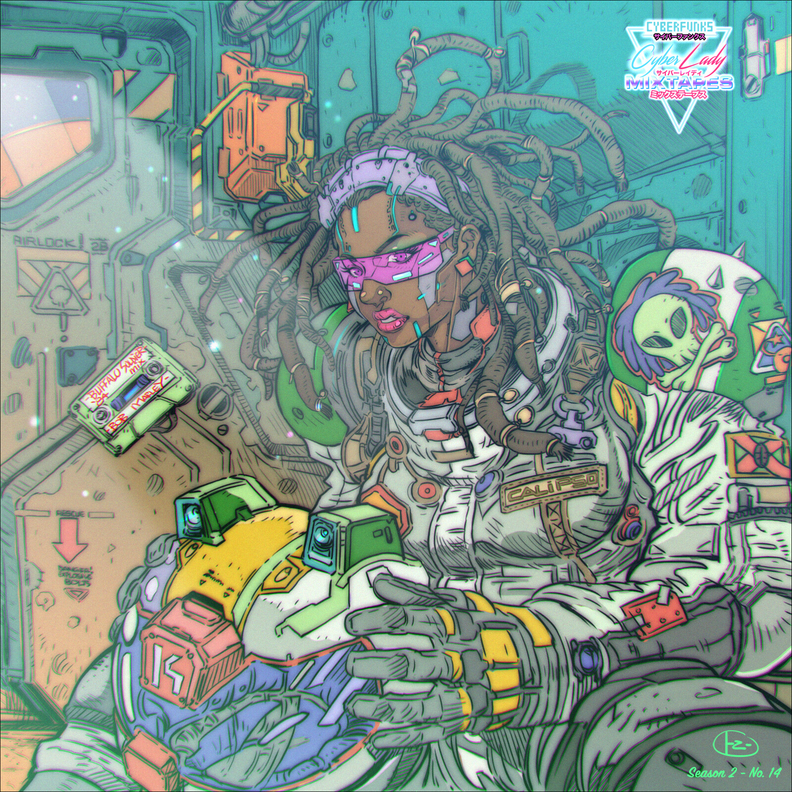 Cyberfunks - CyberLady Mixtape No.14