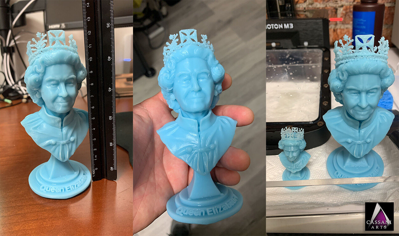 3D printed piece.