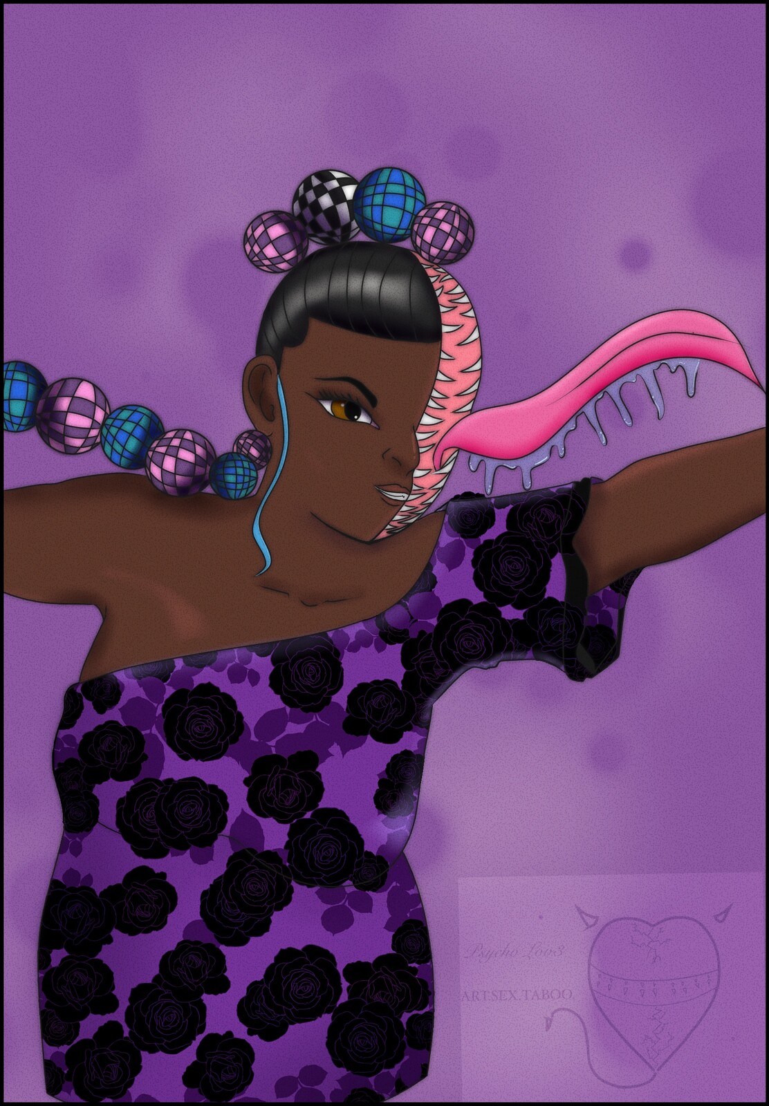 Imani Jade /Psychodevil Hair balled Monster