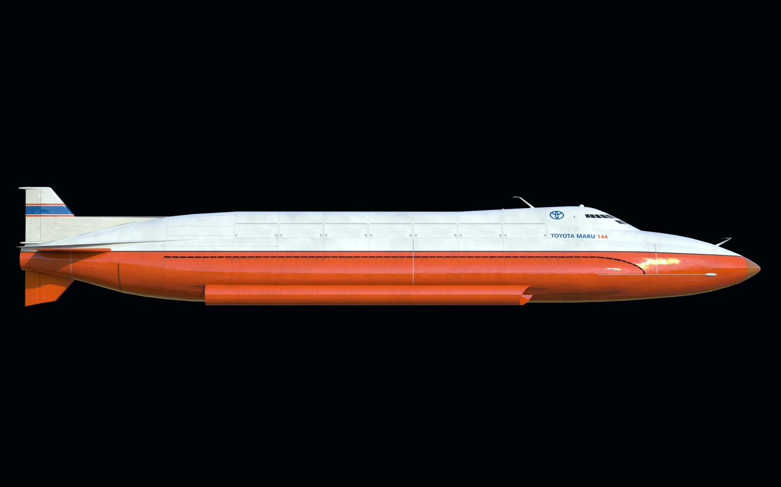 Tim Samedov MHD DrivePowered cargo Submarine 3D mode