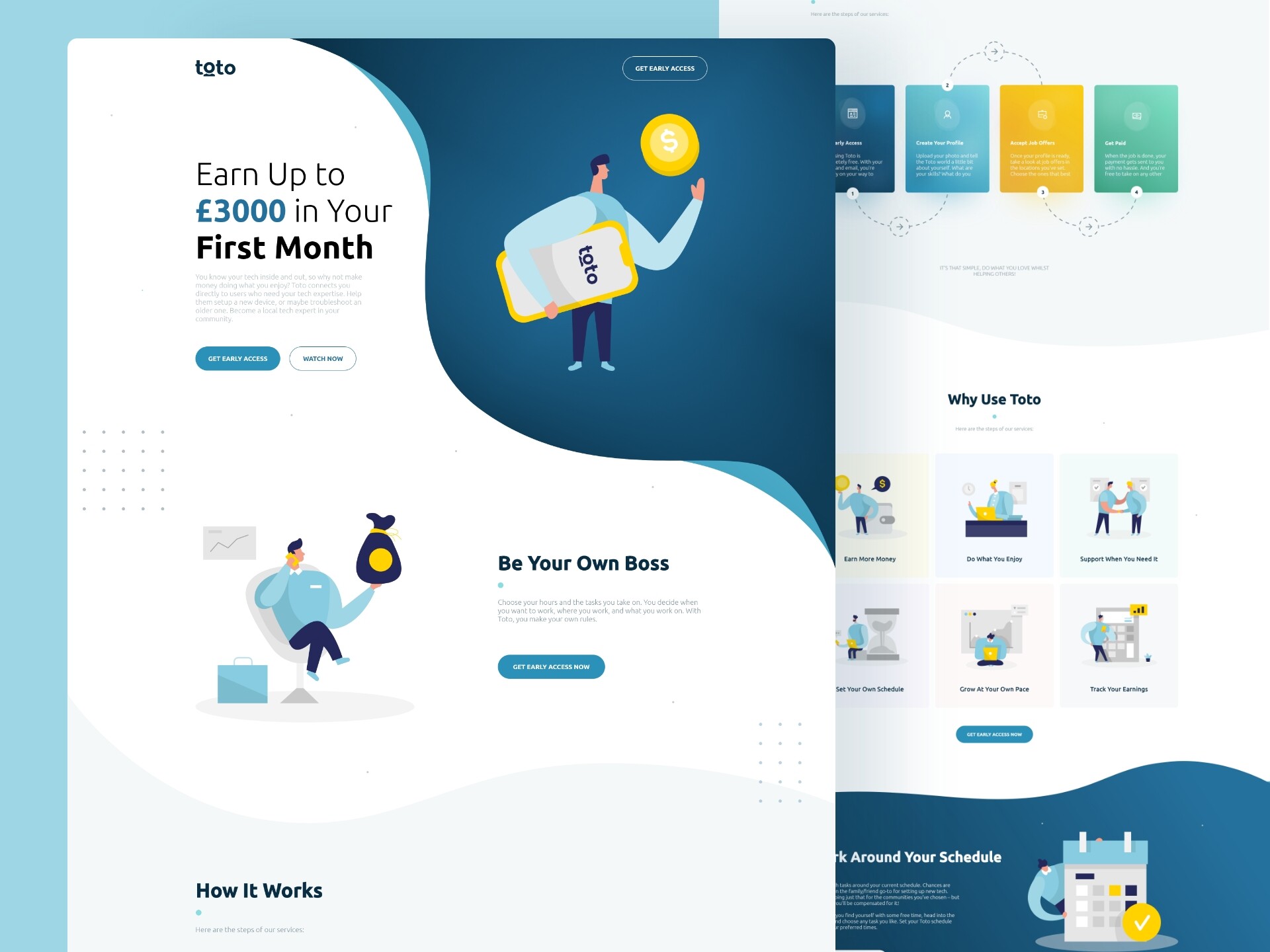 Westcoast Animations - UI/UX DESIGNS