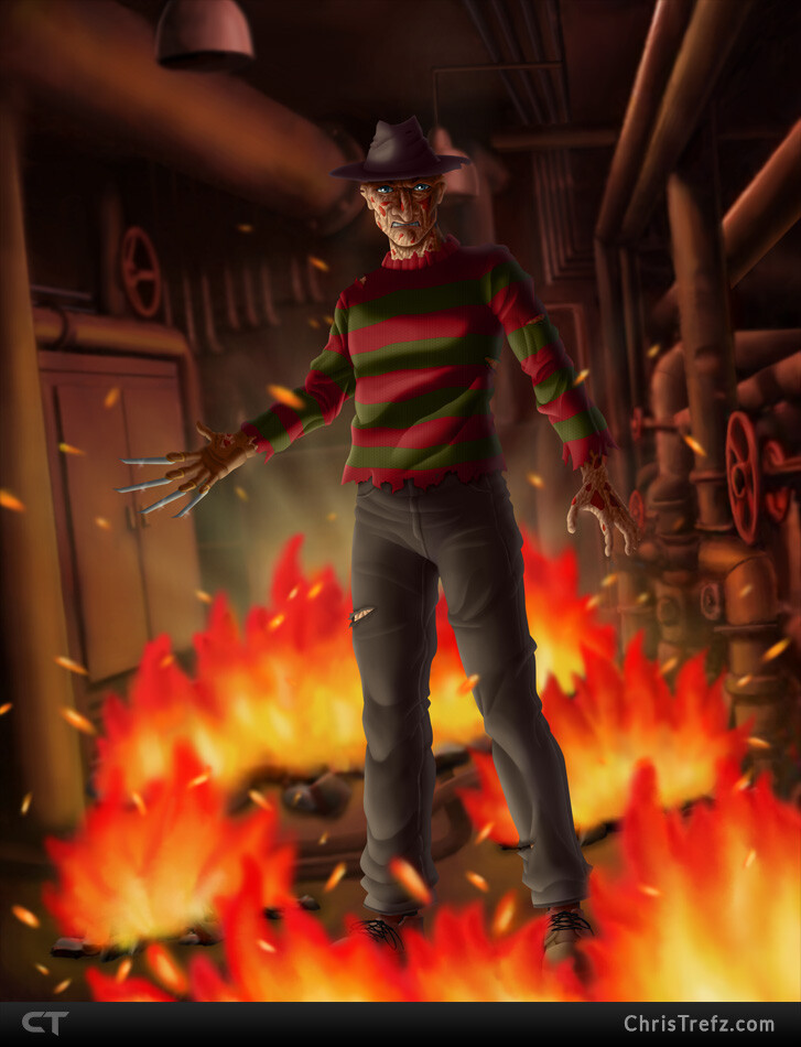 ArtStation Freddy Krueger Nightmare on Elm Street