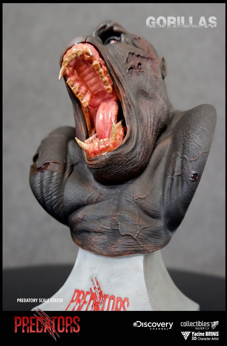 King Gorilla Predator sculpted by Yacine BRINIS 016