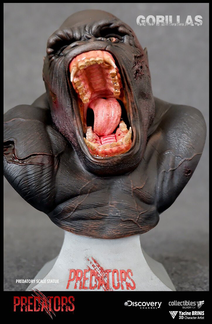 King Gorilla Predator sculpted by Yacine BRINIS 018