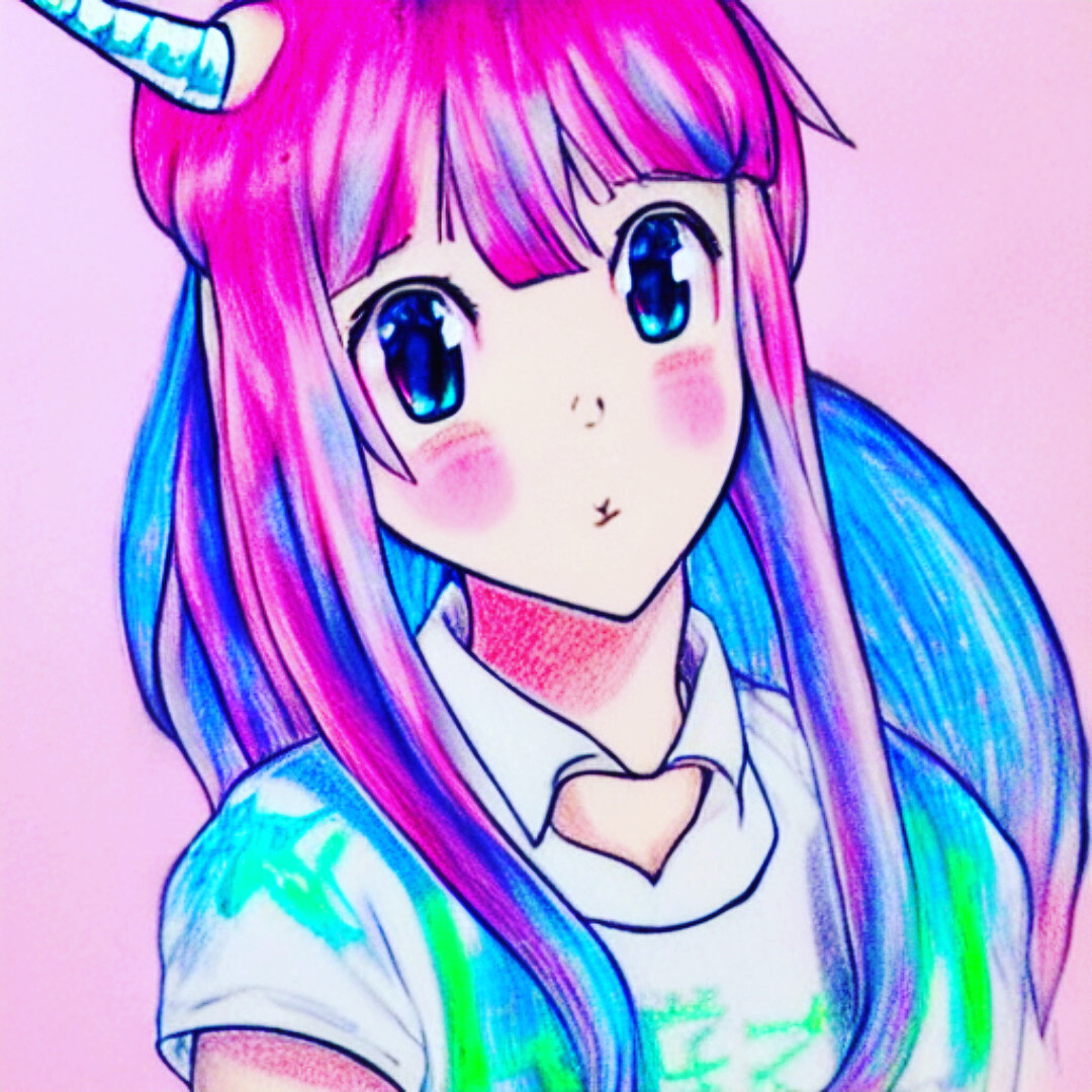 ArtStation Unicorn girl 12