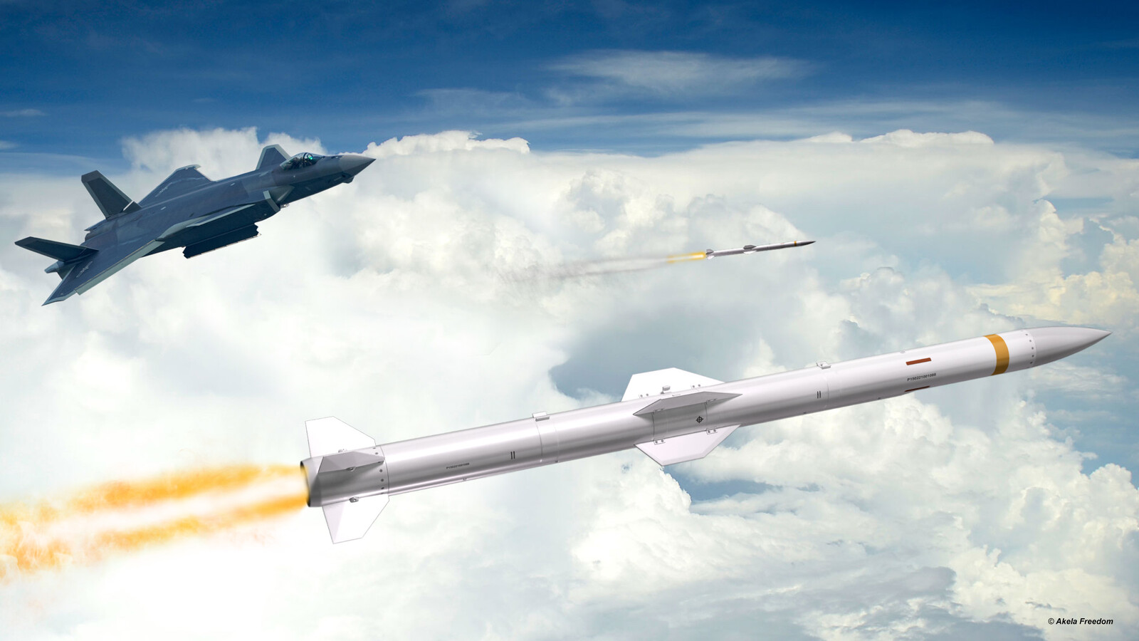 PL-15 Missile

Link for 3D model:
https://www.cgtrader.com/3d-models/military/rocketry/pl-15-missile