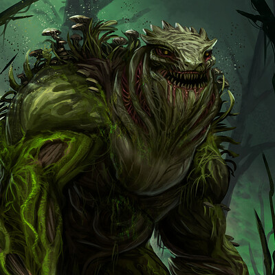 Athavan ananthakanesamoorthy swamp monster aths art