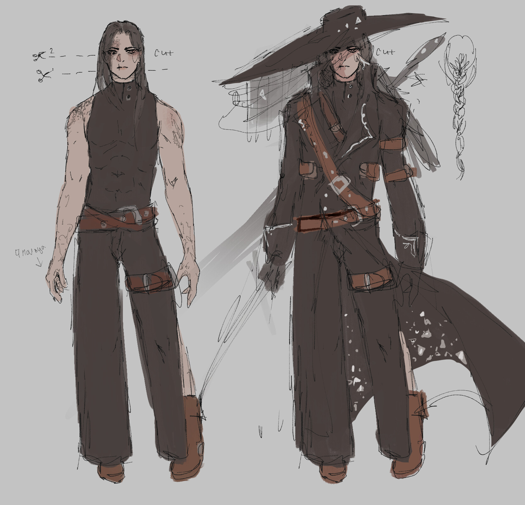 ArtStation Gothic Hero Concepts