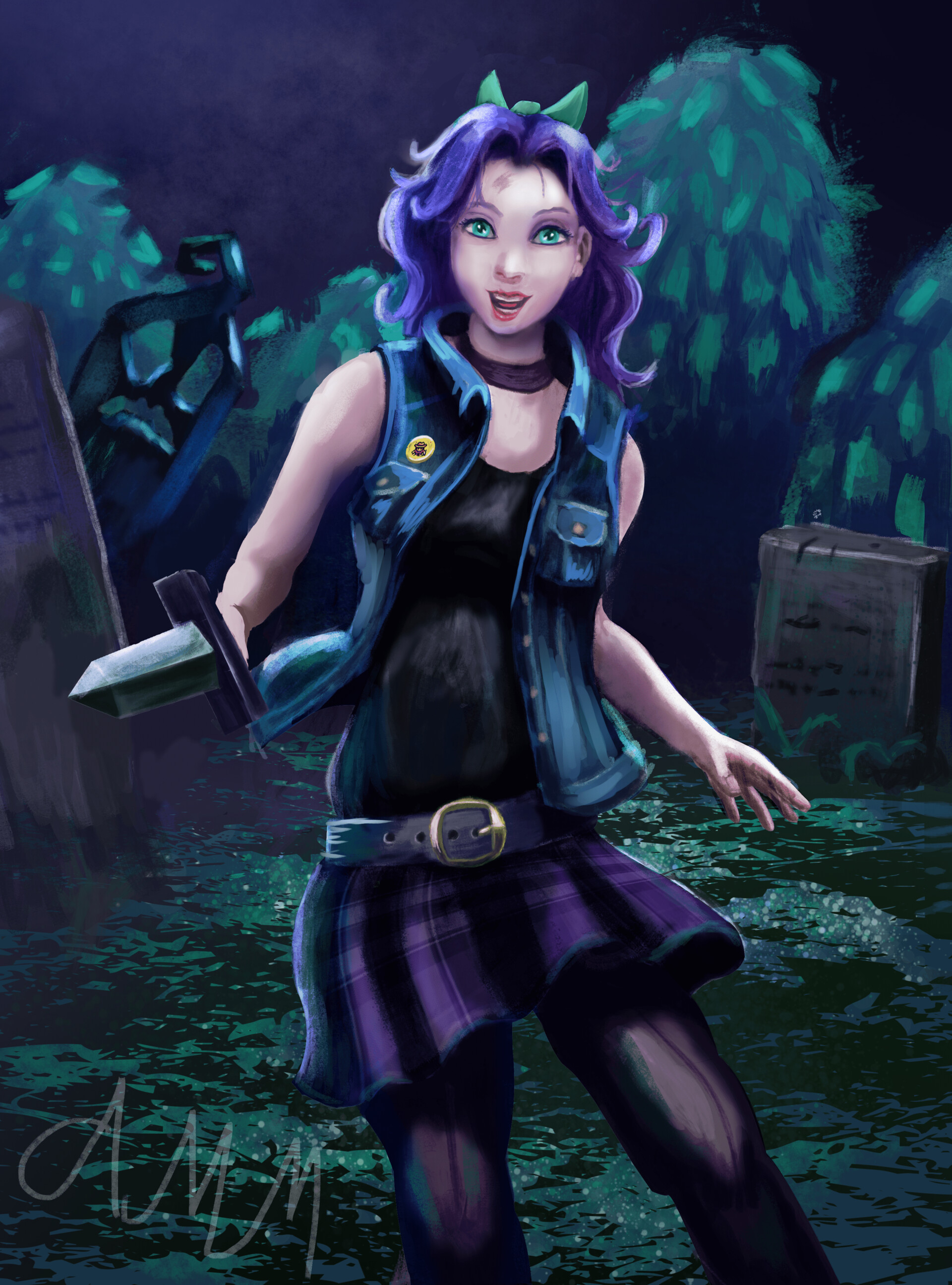 ArtStation Abigail stardew valley