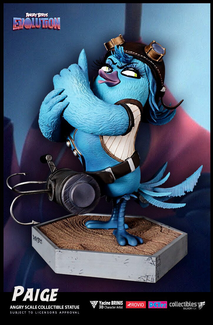Paige Angry Birds Evolution Rovio sculpted by Yacine BRINIS Printed by SFX Collectibles 005