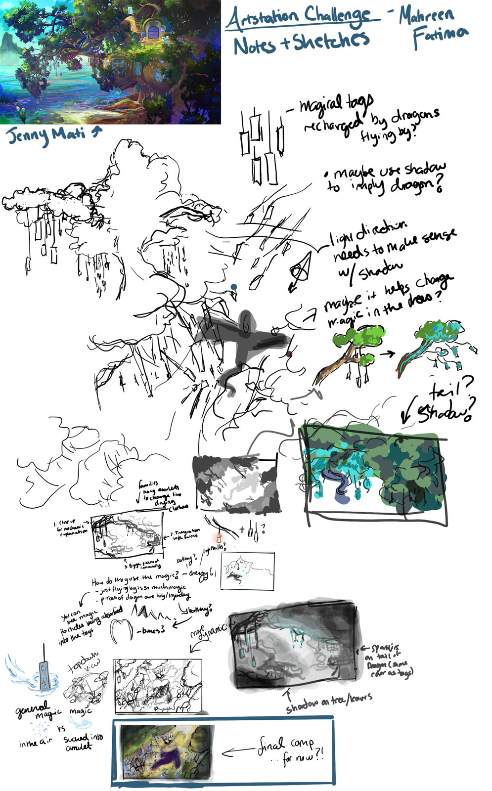 Jenny Mati's submission originally inspired me and I decided to build off of that and add some of my own twists. Here are my sketches/notes from the beginning of the challenge. 