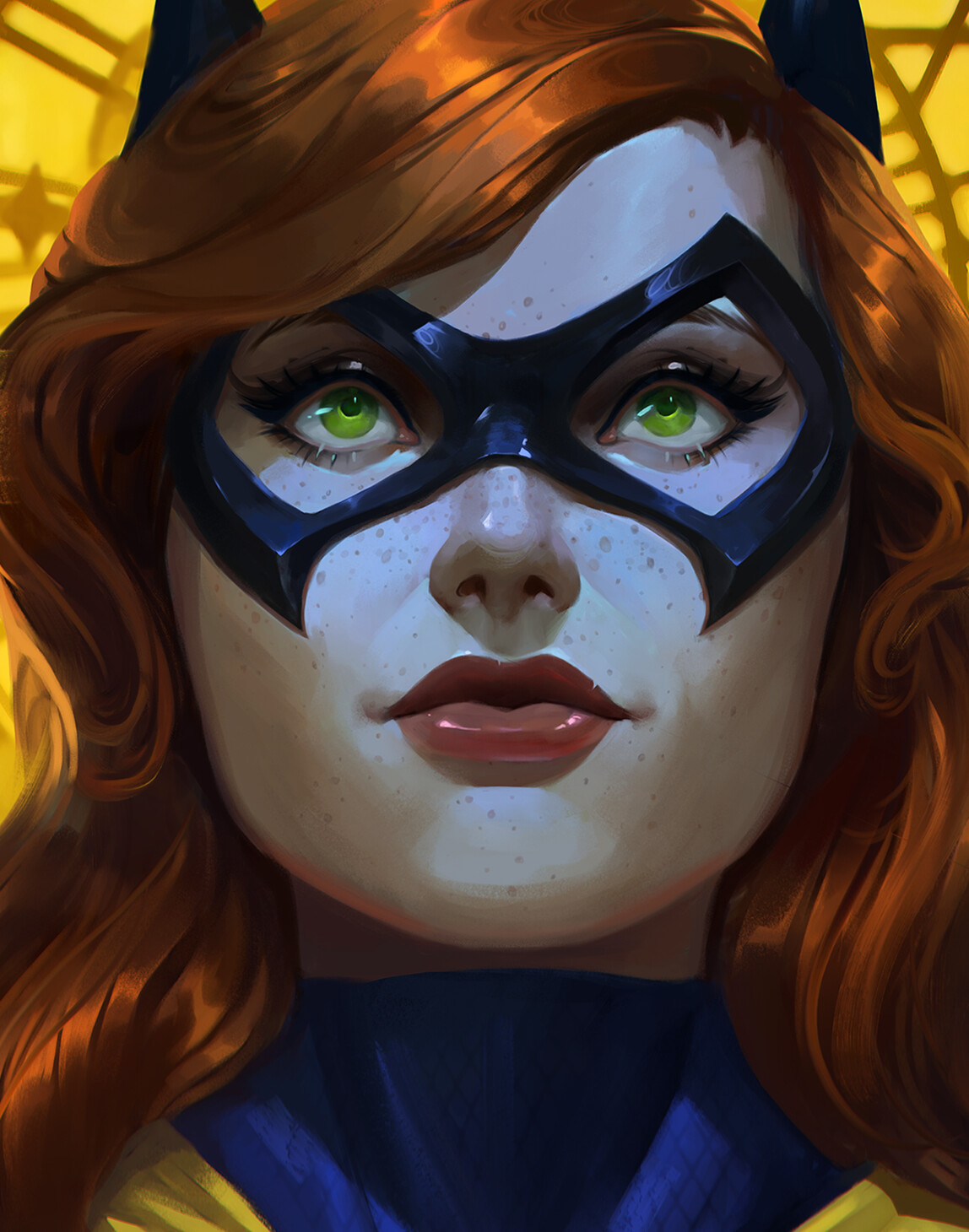 Face closeup