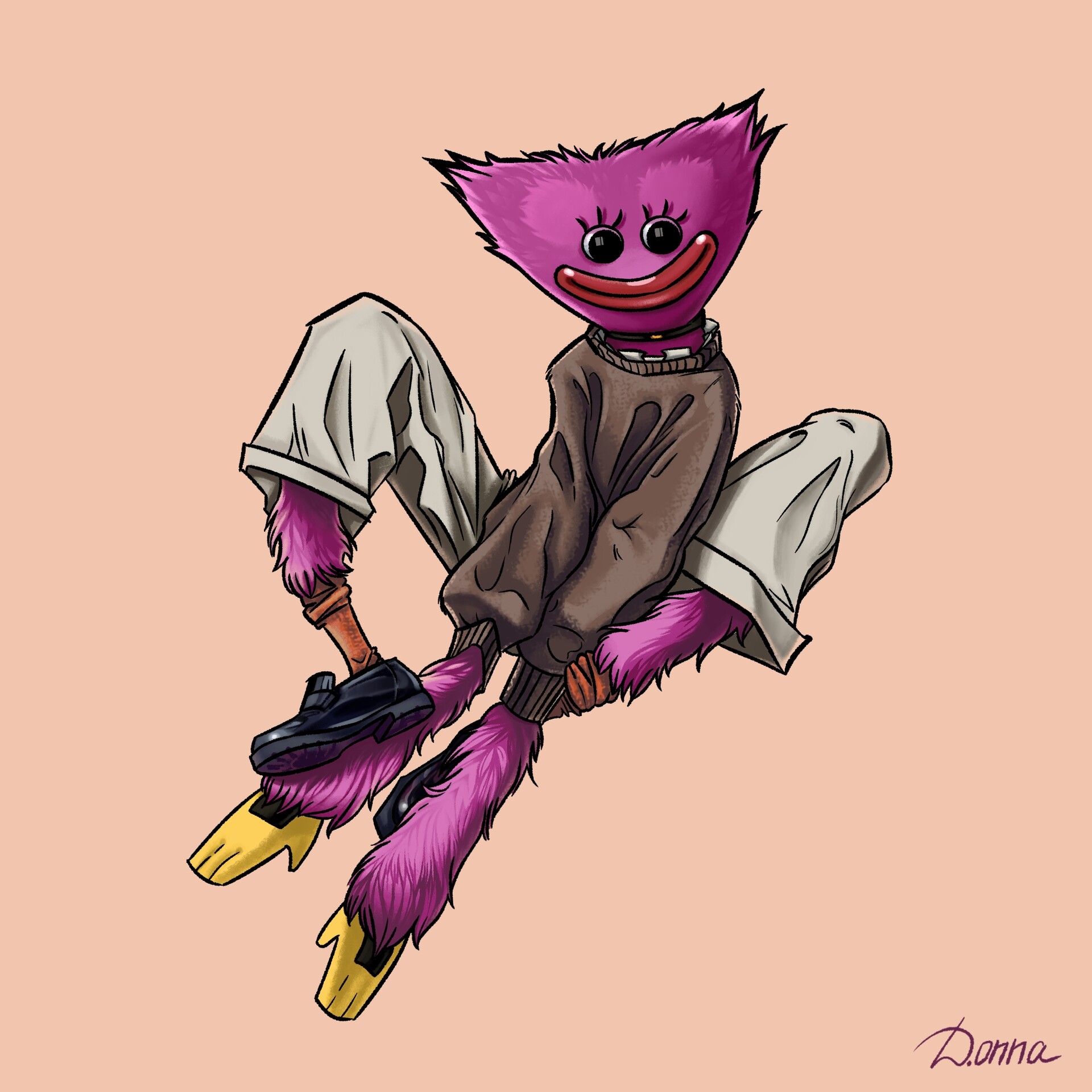 New Poppy playtime character sketch by Dreamwavemod on Newgrounds