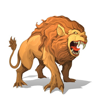 Alekzander zagorulko monstrous lion
